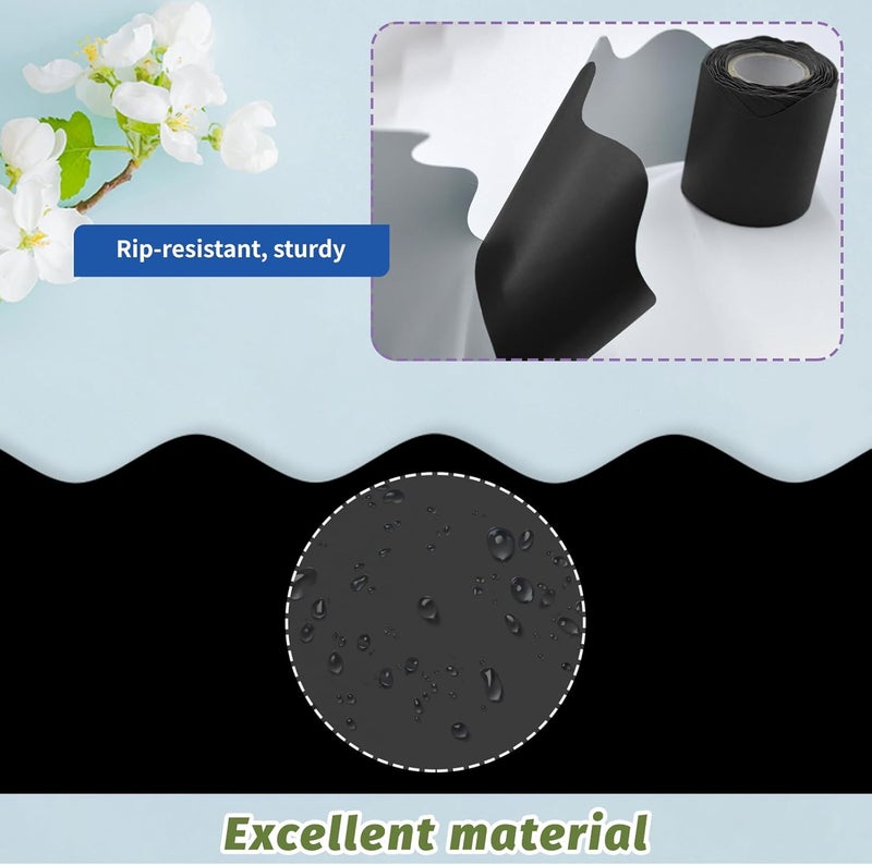 DASTTUIS 16 Rolls 524.8 Ft Black Bulletin Board Borders Set - Scalloped Trim for Classroom Decor, Office, School Decorations - Teacher Borders for Bulletin Boards, Wall & Theme Supplies - Image 4